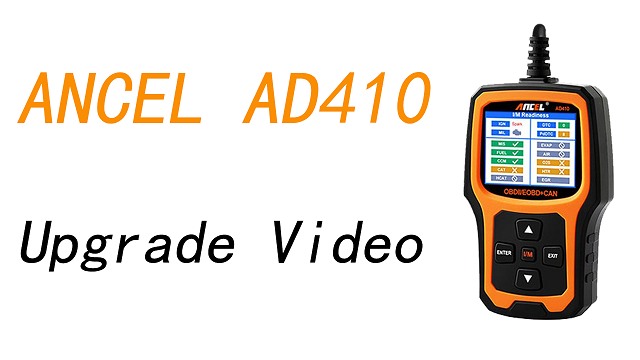ANCEL AD410 Upgrade Video