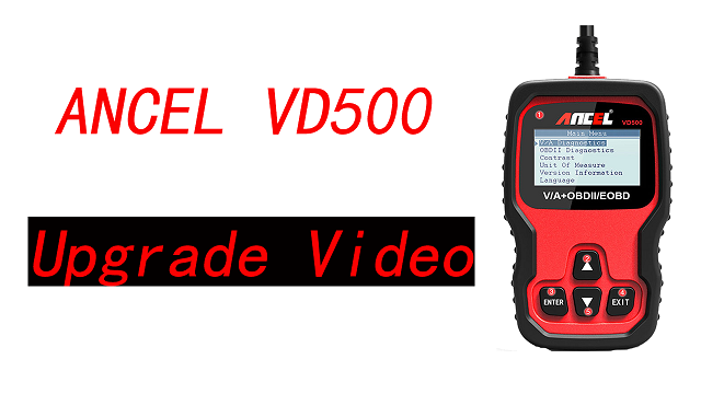 ANCEL VD500 Upgrade Video