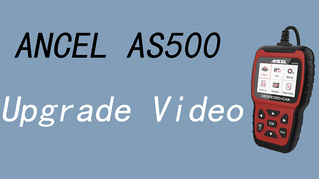 ANCEL AS500 Upgrade Video