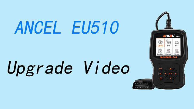 ANCEL EU510 Upgrade Video