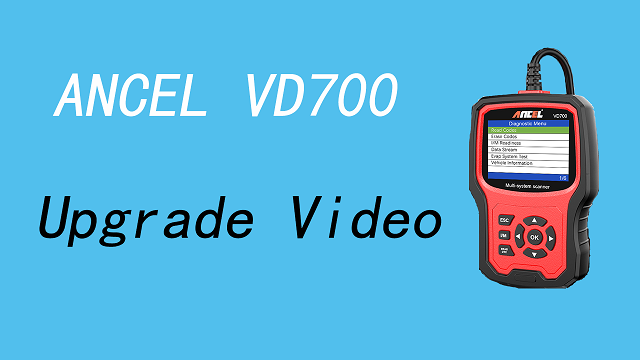 ANCEL VD700 Upgrade Video