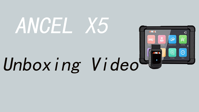 ANCEL X5 Unboxing Video