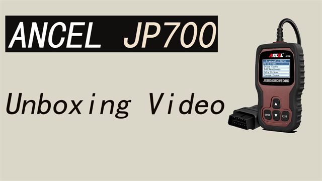 ANCEL JP700 Unboxing Video