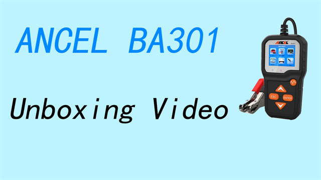 ANCEL BA301 Unboxing Video