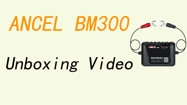 ANCEL BM300 Unboxing Video