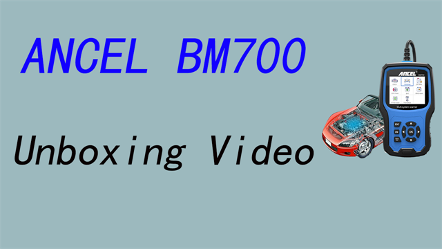 ANCEL BM700 Unboxing Video