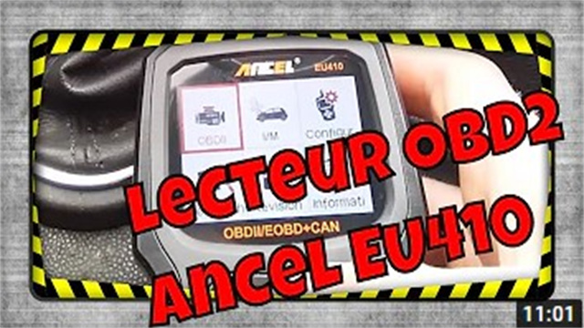 ANCEL EU410 Operation Video-from @Ma chaîne à moi