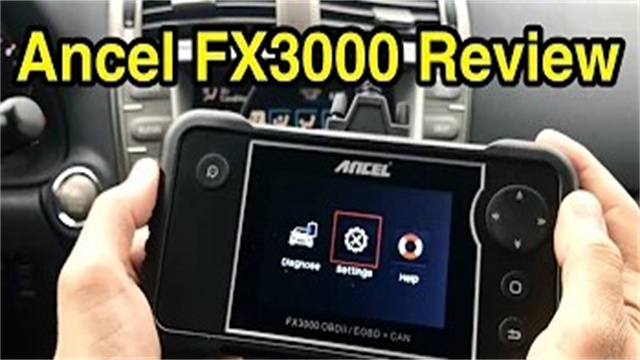 ANCEL FX3000 Operation Video from-@DIY-time Tech