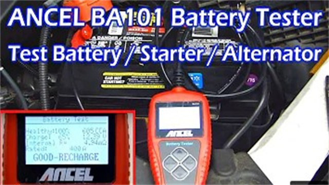 ANCEL BA101| BATTERY ANALYZER| Professional Scan Tool and Code