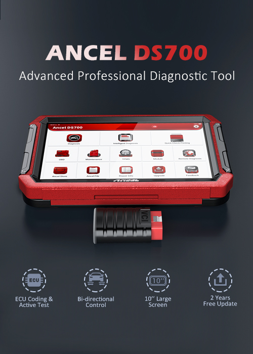 ANCEL DS300 OBD2 Scanner - Bi-Directional Diagnostic Tool With ECU Coding, Active Test, & 30+ Reset Services 11 thumbnail image