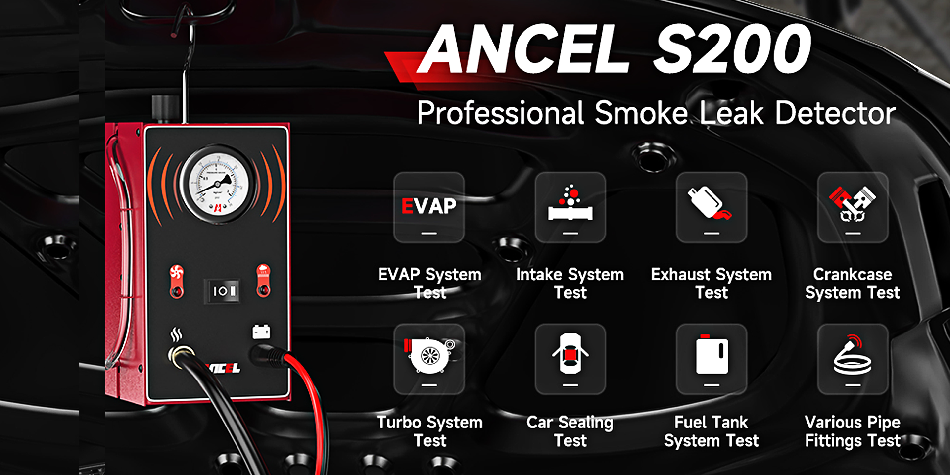 ANCEL S200 ACCESSORIES Professional Scan Tool and Code Reader Product