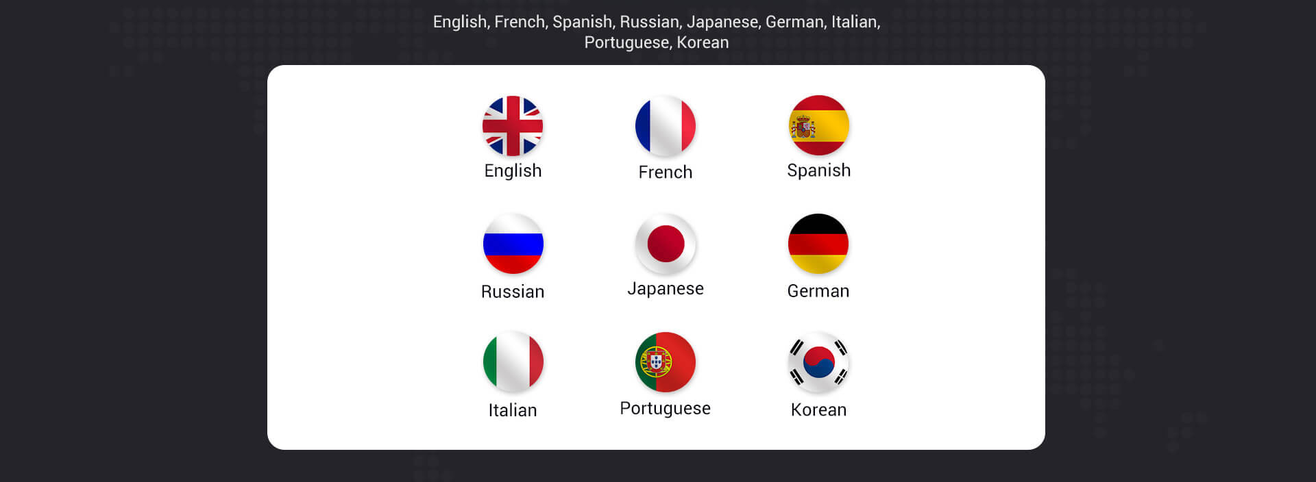 Support Multi-Languages