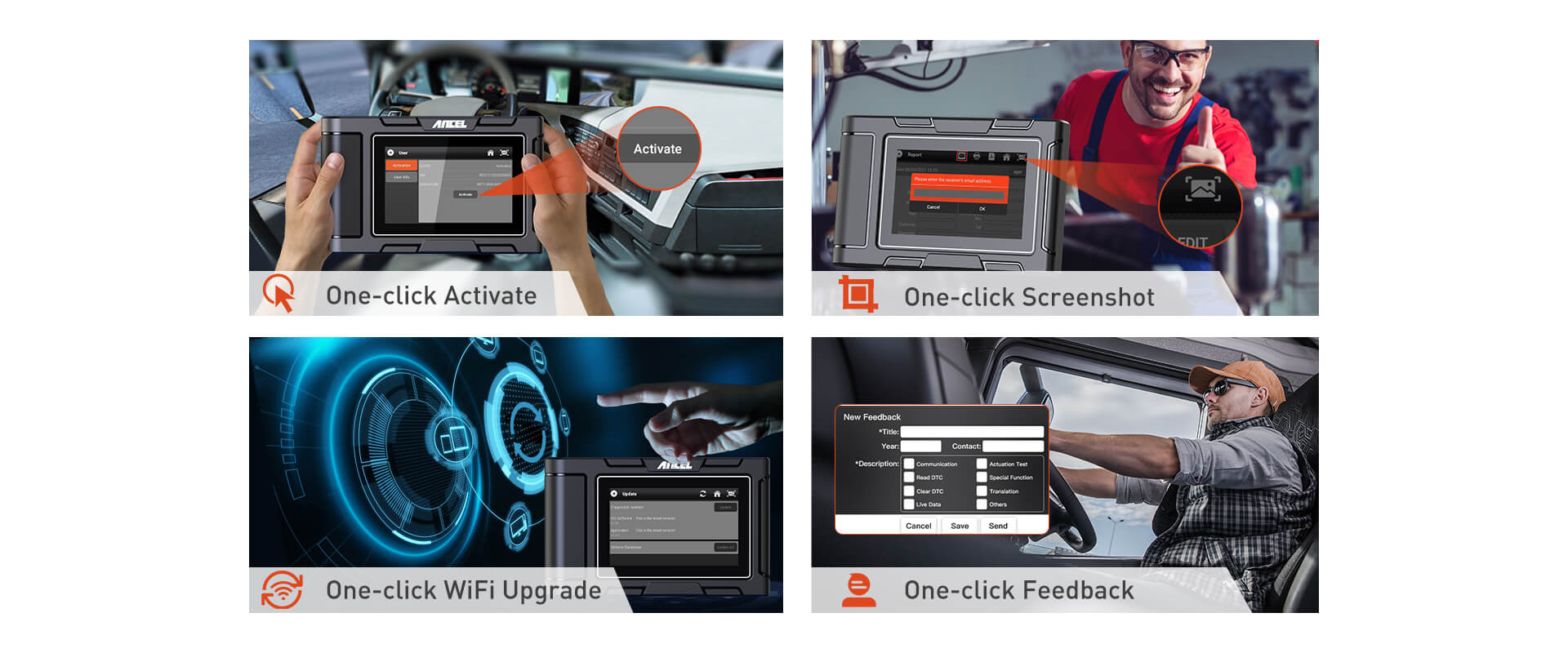 Support One-click Operation