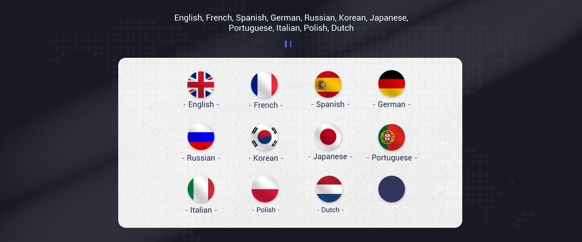 Support Languages