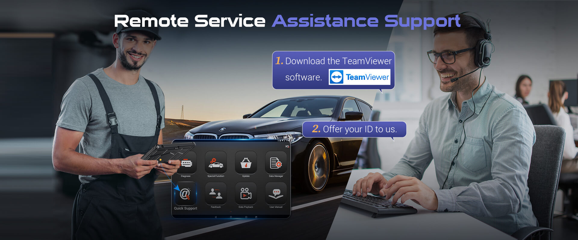 Remote Technical Support via TeamViewer