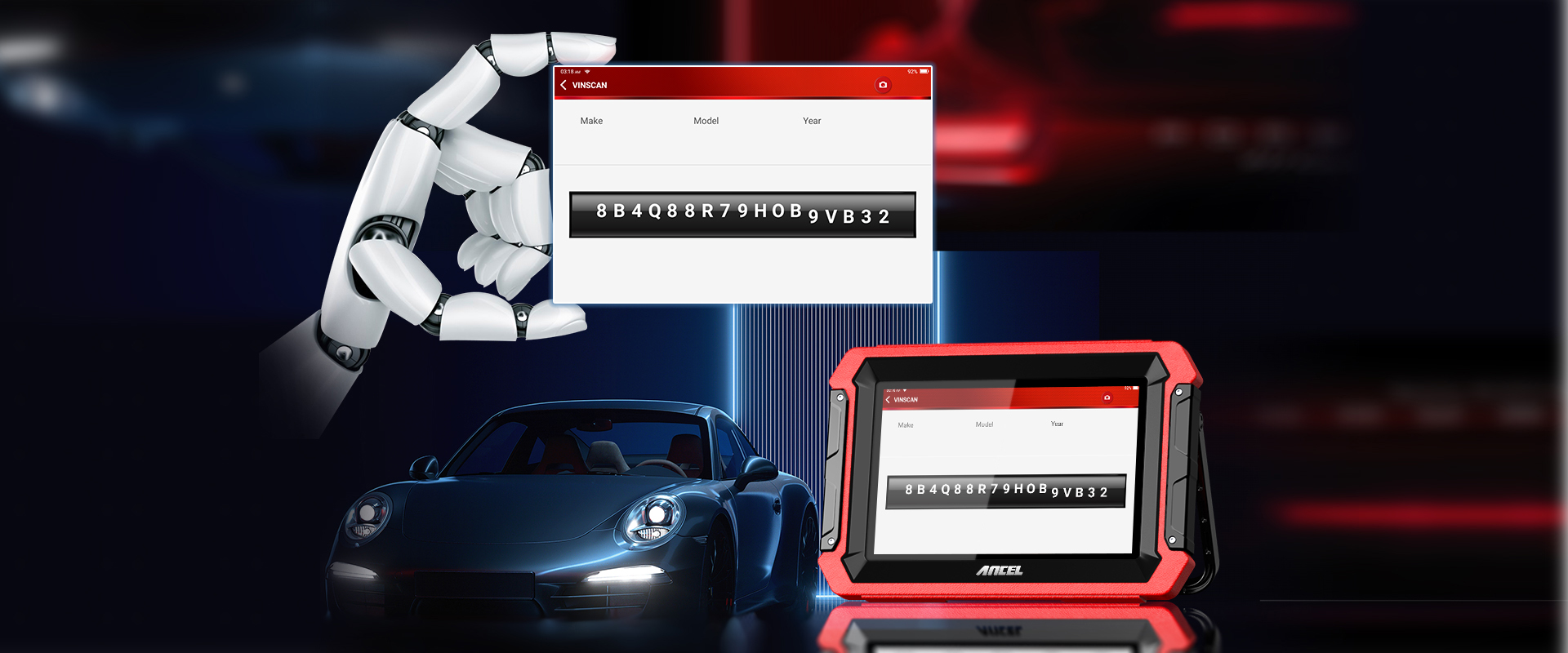Support VIN Code Auto Identified Function